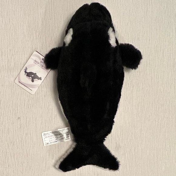 NWT Warmies Full Size Orca Heat or Cool Weighted Stuffed Animal French Lavender - Picture 7 of 12